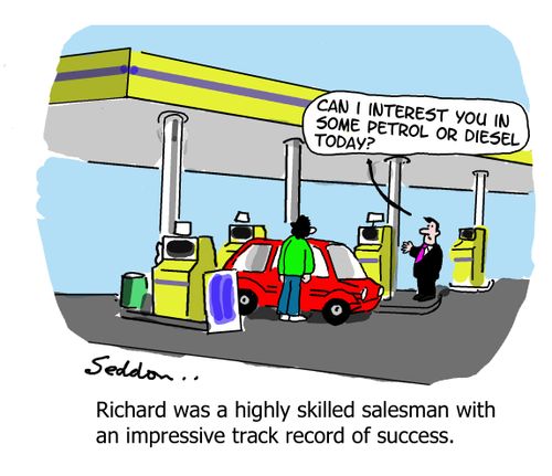 Richard was ahighly skilled salesman with an impressive track record of success.