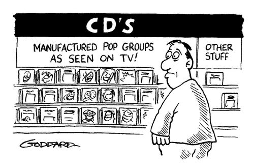 'CD's: Manufactured pop groups as seen on tv!'