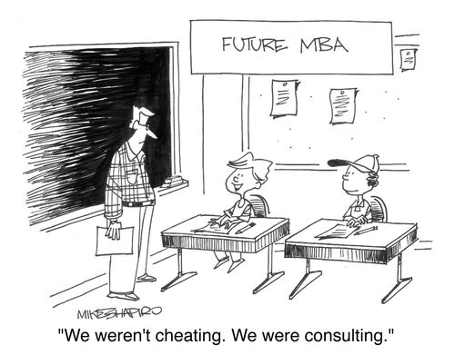 Future MBA - 'We weren't cheating.  We were consulting.'