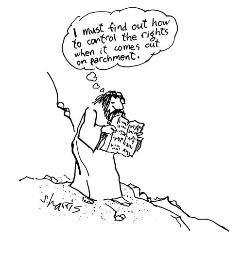 I must find out how to control the rights when it comes out on parchment.'