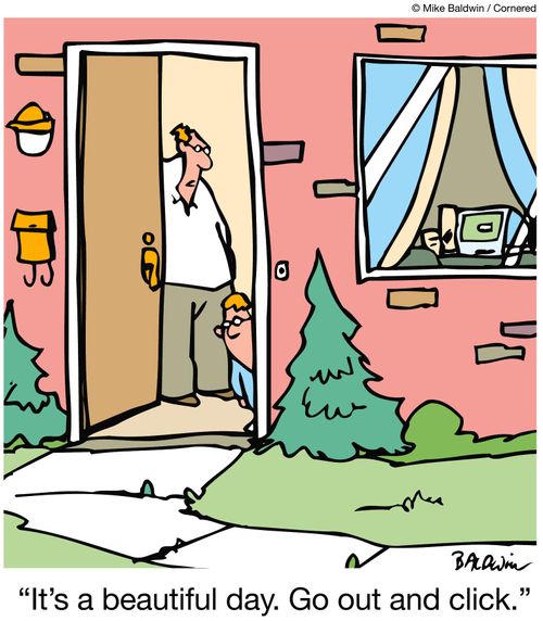 'It's a beautiful day. Go out and click.'