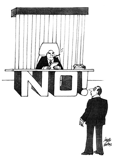 Boss's Desk Says No!