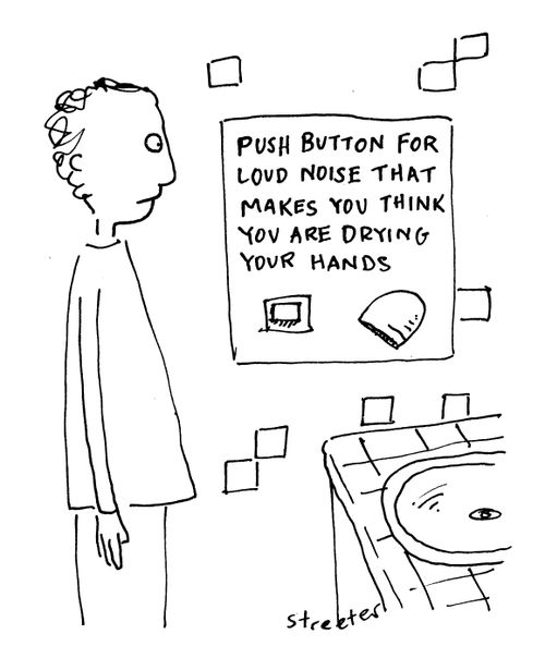 Push button for loud noise...