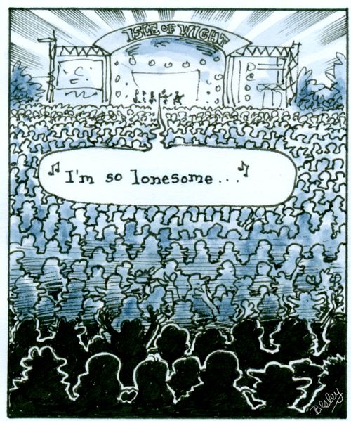 'I'm so lonesome...'