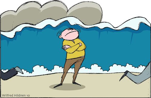 It takes more than imminent danger to convince a true skeptic!