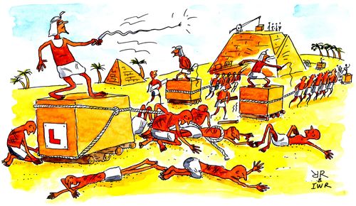 Traffic Jam in Ancient Egypt
