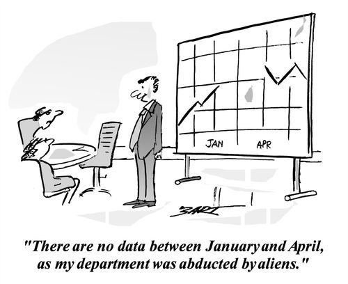 My department was abducted by aliens so there is no data between January and April.