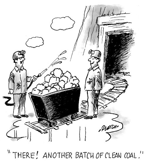 'There! another batch of clean coal.'