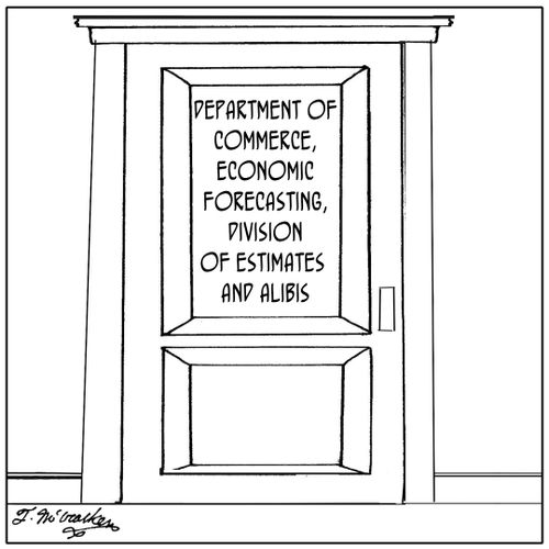 Department of Commerce, Economic Forecasting, Division of Estimates & Alibis
