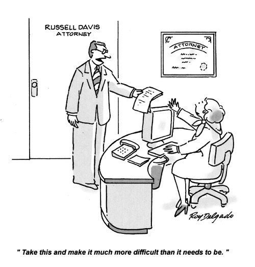 'Take this and make it much more difficult than it needs to be.'