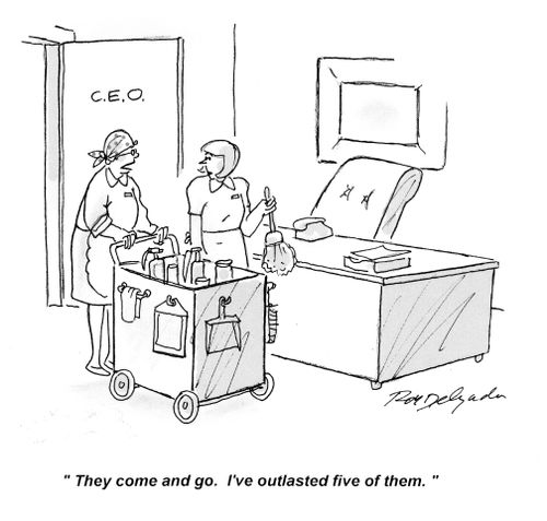'They come and go. I've outlasted five of them.'