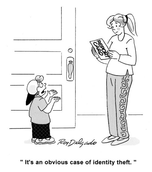 'It's an obvious case of identity theft.'