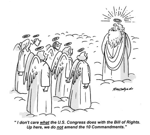 'I don't care what the U.S. Congress does with the Bill of Rights. Up here, we do not amend the 10 Commandments.'