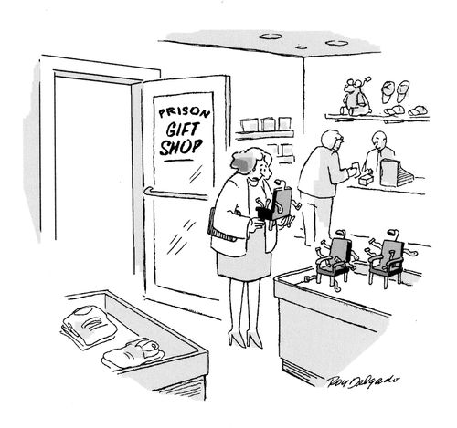 Prison gift shop.