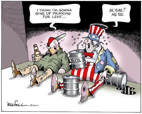 American oil consumption.