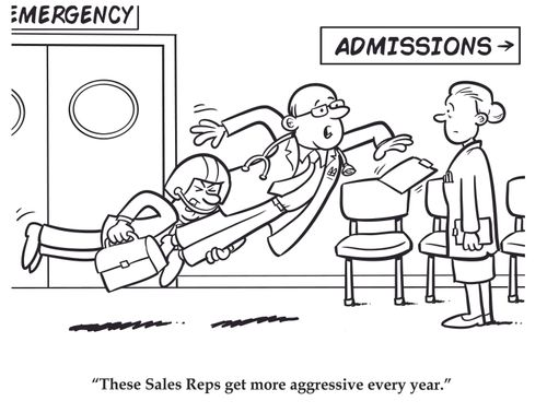 These Sales Reps get more aggressive every year.