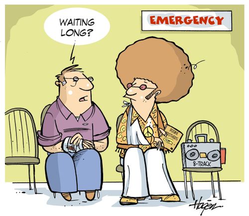 Emergency: "Waiting long?"