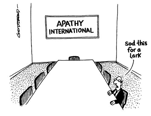 Apathy International - "Sod this for a lark"