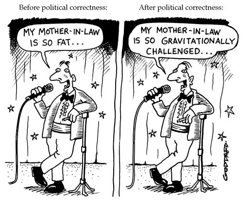 Comedians: Before and after political corectness.