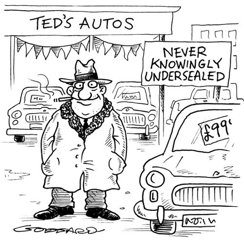 Teds Autos - Never knowingly undersealed.