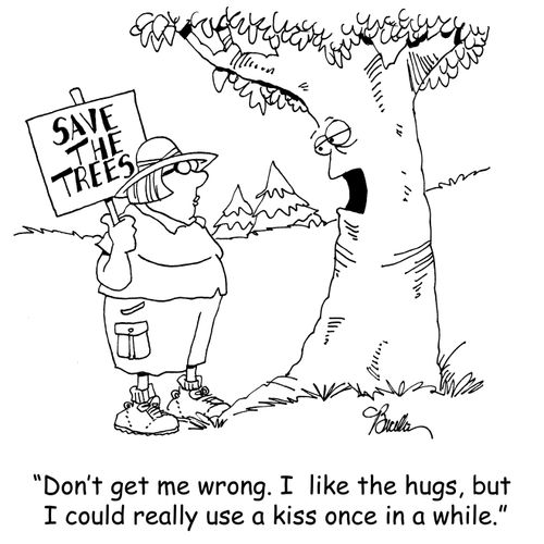 'Don't get me wrong. I like the hugs, but I could really use a kiss once in a while.'