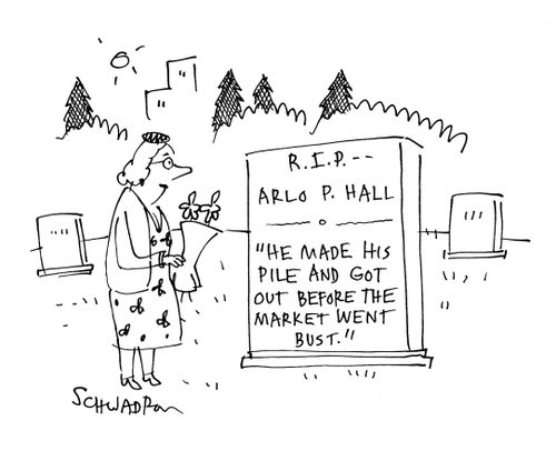 RIP Arlo P Hall - He made his pile and got out before the market went bust.