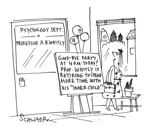 Goodbye Party Today - Prof Whiley is Retiring to Spend More Time with his Inner Child.