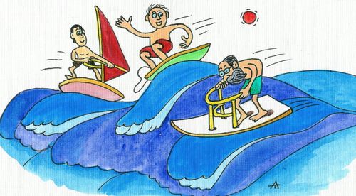 The Senior Citizen Surfer