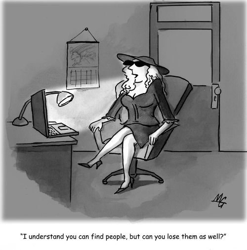 I understand you can find people, but can you lose them as well?