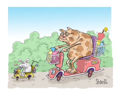 Puss n' scoot.