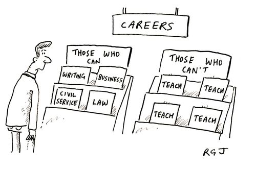 Those who can, those who can't.