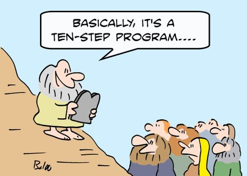 'Basically, it's a ten-step program....'