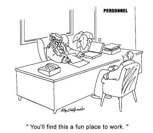 'You'll find this a fun place to work.'