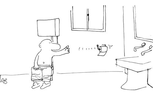 The Unreachable Toilet Roll
