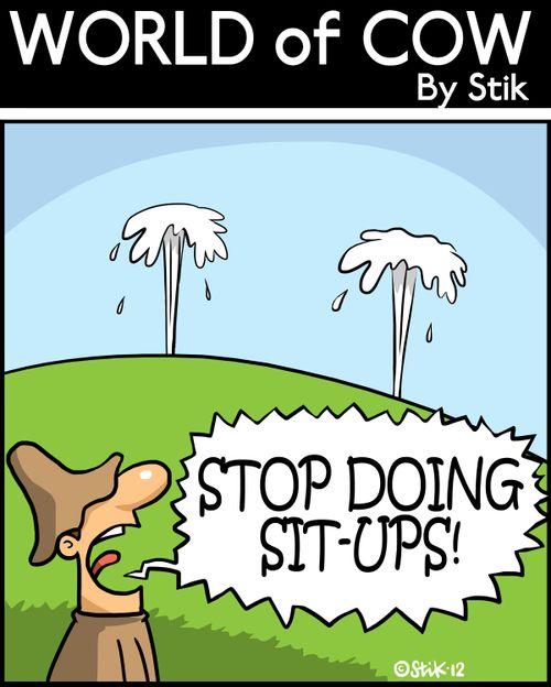 'STOP DOING SIT-UPS!'