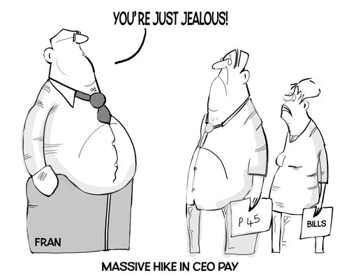 Massive hike in CEO pay