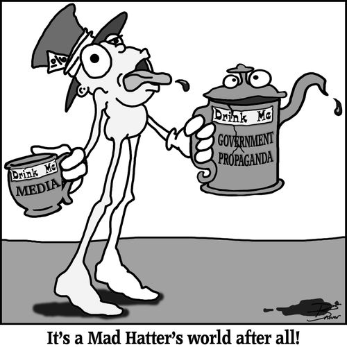 It's a Mad Hatter's world after all!