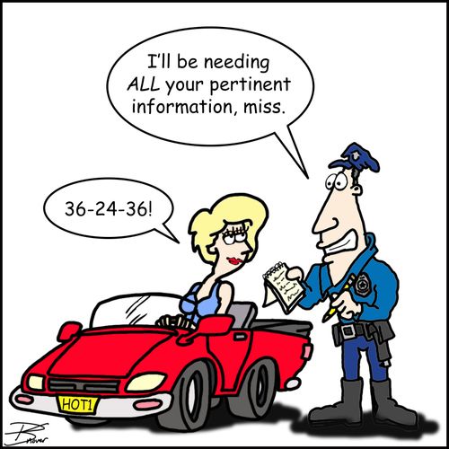 "I'll be needing all your pertinent information, miss."