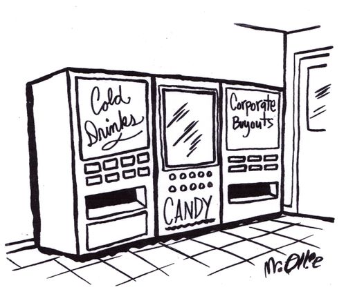 Cold drinks, candy and corporate buyouts.