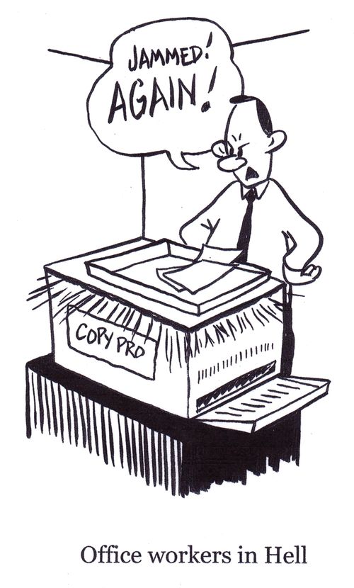 Office workers in Hell.