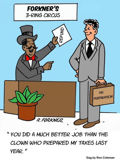 Tax Preparer Pleases A Circus Ringmaster