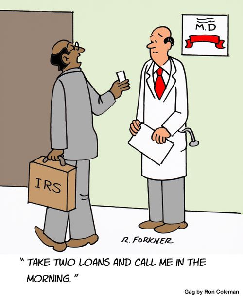A Tax Auditor Prescribes Treatment For A Doctor's Condition