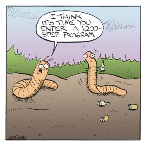 'I think it's time you enter a 1,200-step program.'