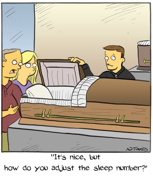 "It's nice, but how do you adjust the sleep number?''