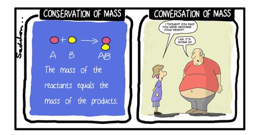 Conservation of mass.