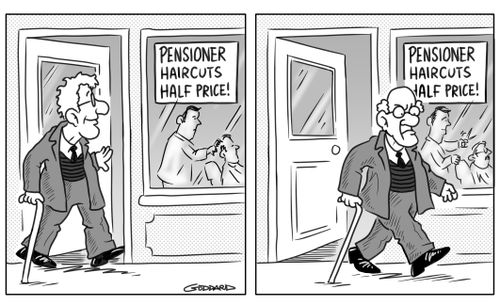 Pensioner Haircuts