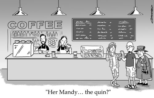 "Her Mandy...the quin?"
