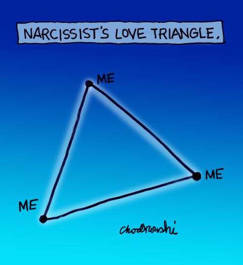 Narcissist's Love Triangle.