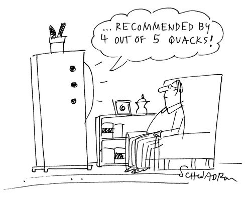 '...recommended by 4 out of 5 quacks!'