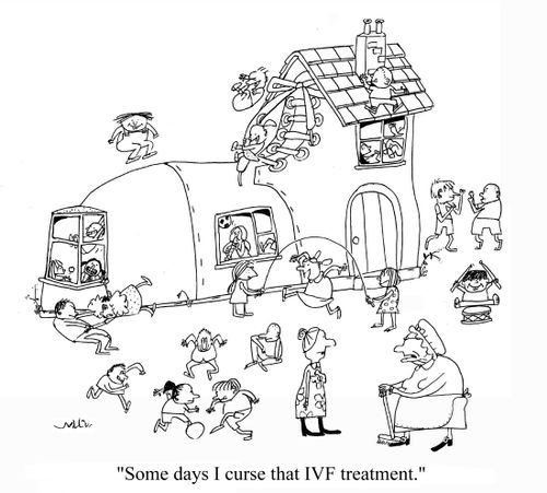 'Some days I curse that IVF treatment.'